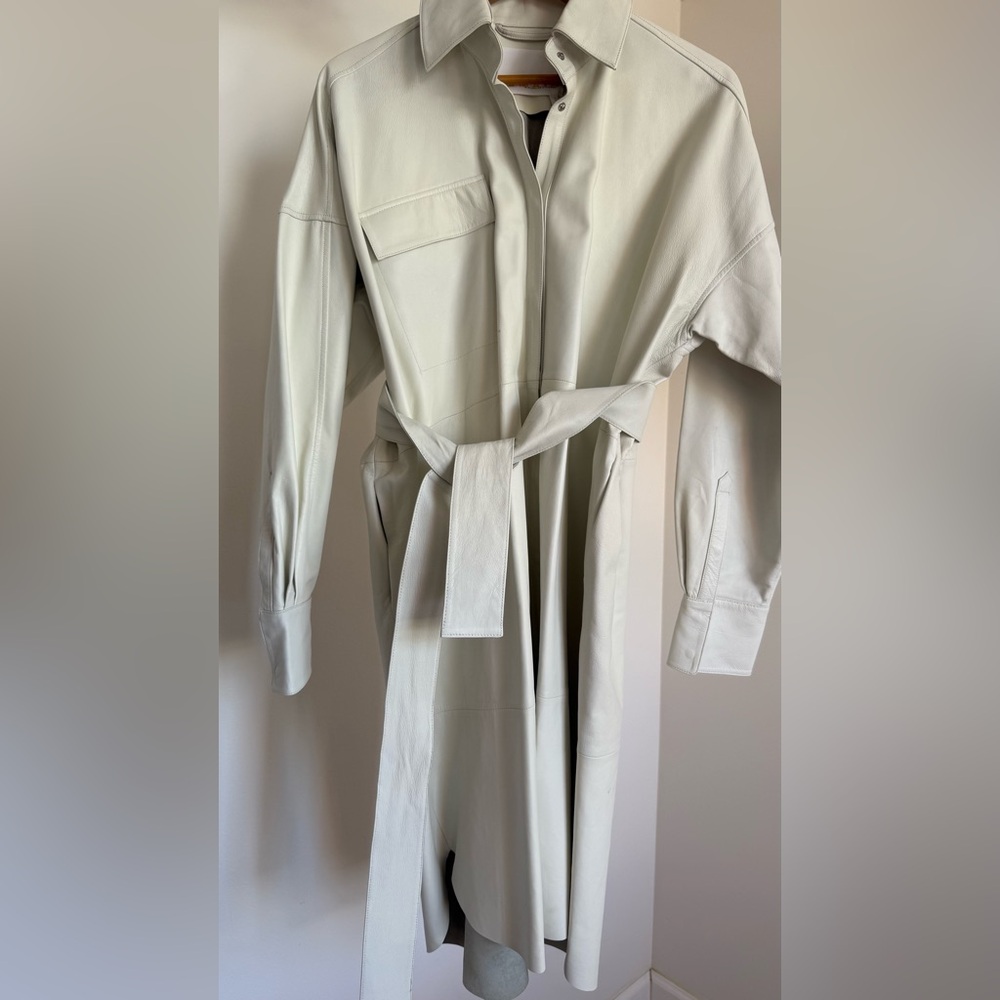Remain Birger Christensen leather coat, size 44